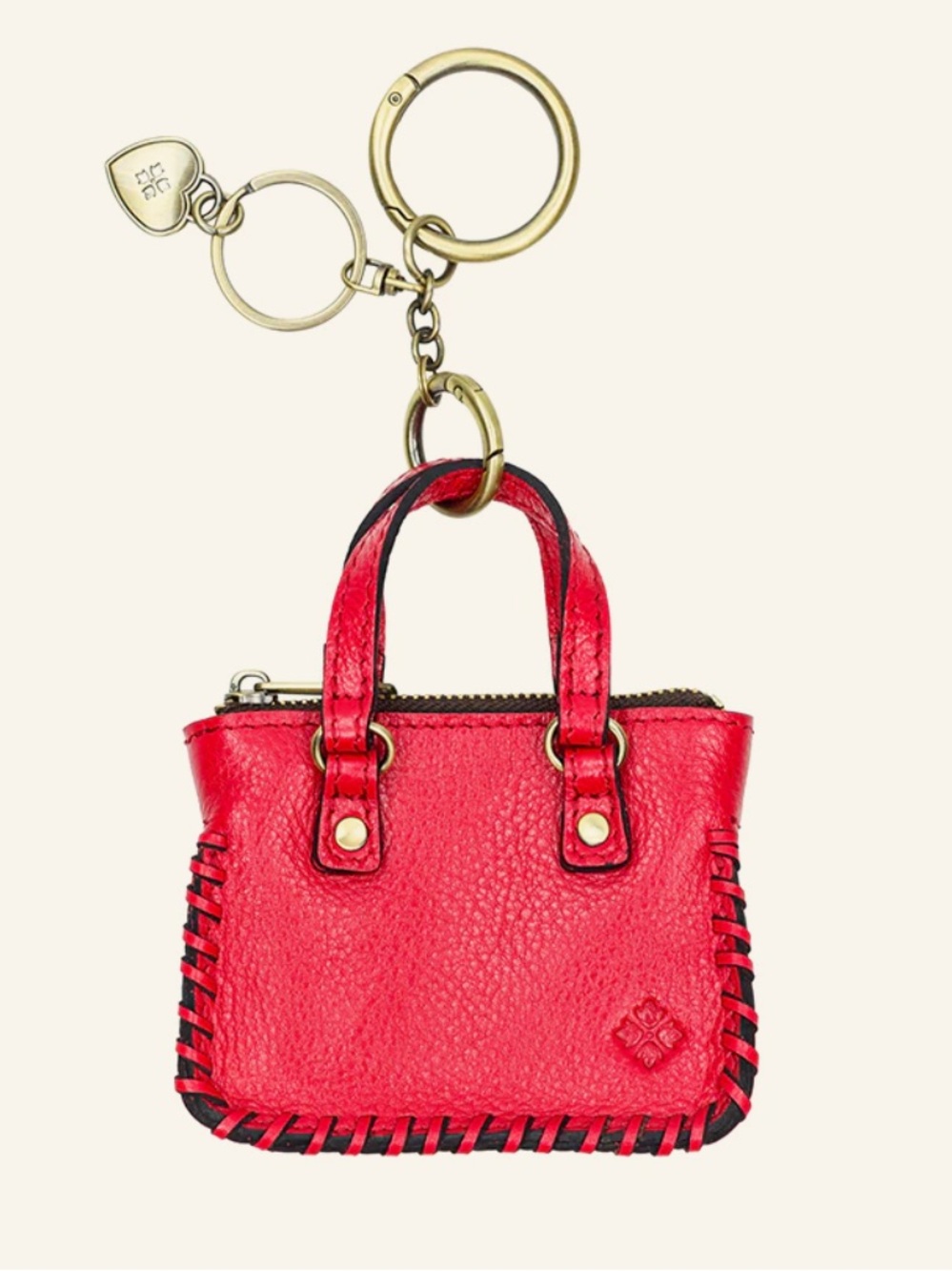 Patricia Nash Micro Brenna leather bag charm